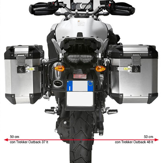 Suporte de malas lateral Monokey Cam-Side Yamaha XTZE Supertenere 2014 Givi
