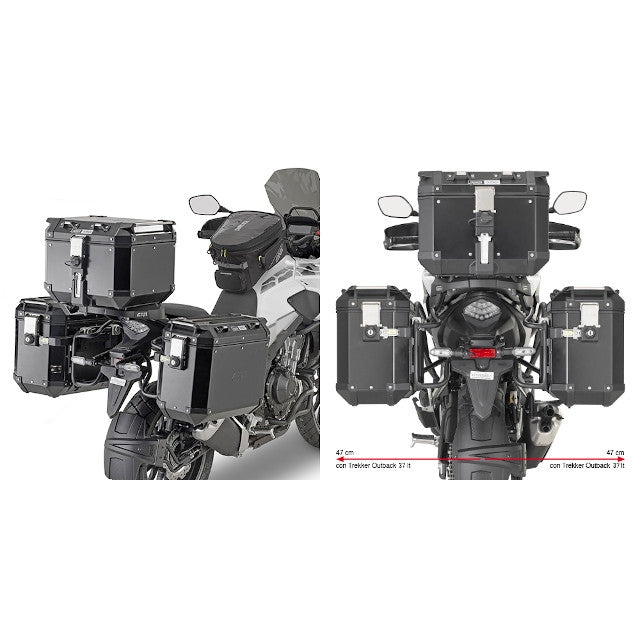 Portamaletas lateral One-Fit Monokey Cam-Side Honda CB 500 X 19-21 Givi