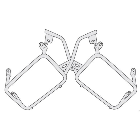 Suitcase rack side Monokey Triumph Tiger 900 20-25 Givi