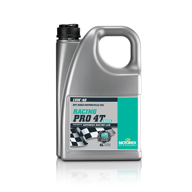 Aceite Motor RACING PRO 4T 10W40 CROSS 4L Motorex MT024I004T