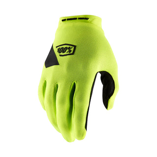 Luvas Motocross 100% Ridecamp - amarelo fluorescente