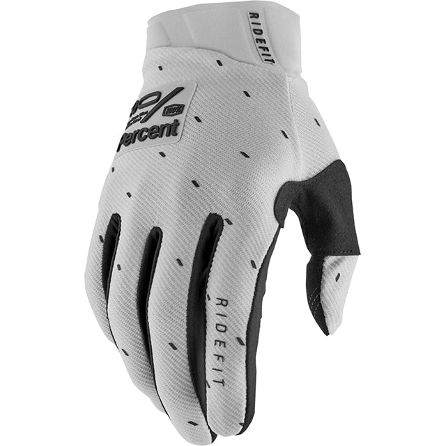 Guantes Motocross 100% Ridefit Slasher plata