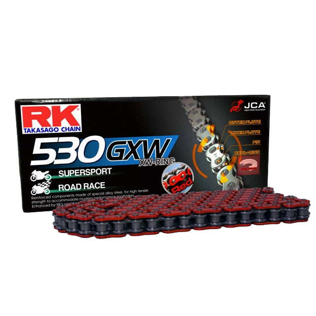 Cadena GXW 530-108 Roja RK RR530GXW/108