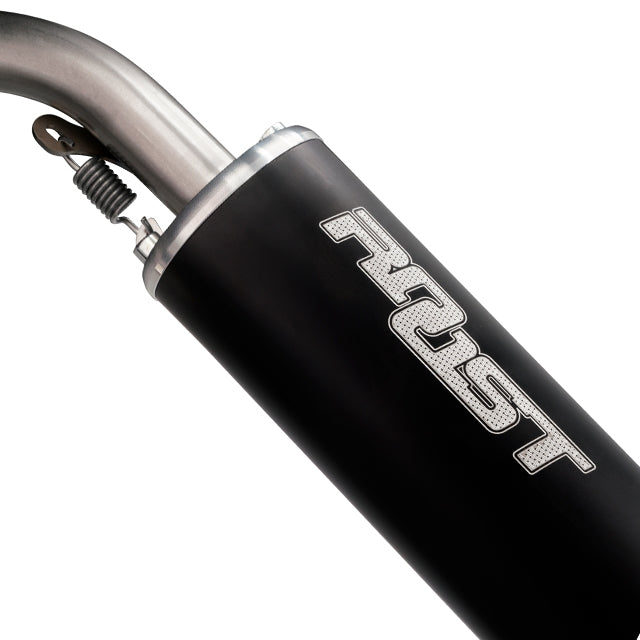 Roost MV70 Minarelli vertical exhaust