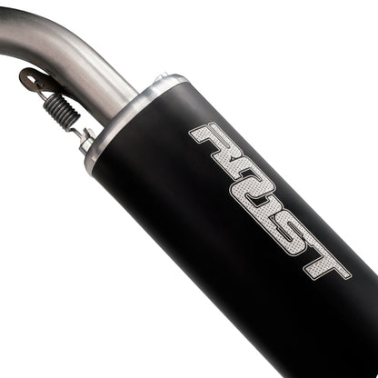 Roost MV70 Minarelli vertical exhaust