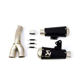 Escape Akrapovic Slip-On Line Ducati Scrambler 800 >15 / Monster 797 >17 - titanio