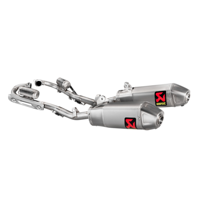 Ligne d'échappement complète Akrapovic Evolution Line Double Honda CRF 250 R / RX >18 - titane