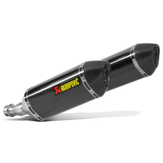 Échappement Akrapovic Slip-On Line Double Kawasaki Z 1000 14-20 (CE) - carbone
