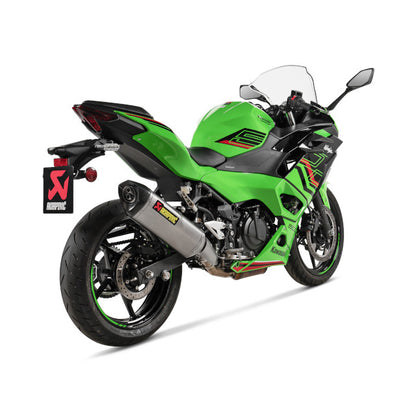 Exhaust silencer Kawasaki Ninja 500 ABS 24 Akrapovic - titanium/carbon
