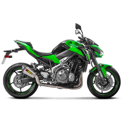 Akrapovic Slip-On Exhaust Kawasaki Z900 / A2 17-19 - titanium
