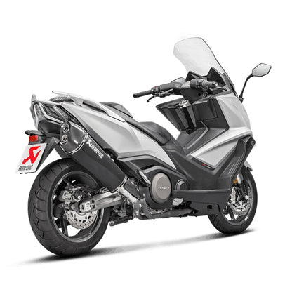 Silencieux Akrapovic Slip-On Line pour Kymco AK550 >18 (CE) - noir