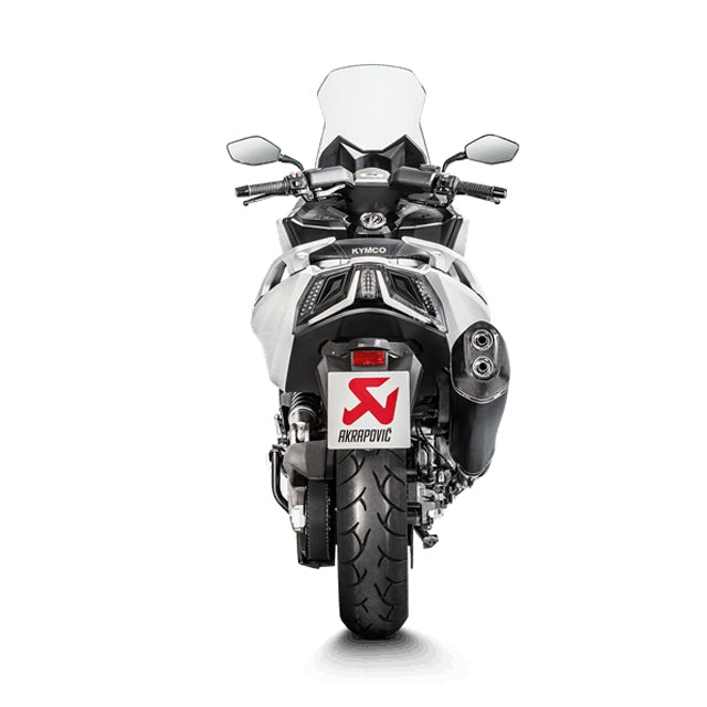 Silencieux Akrapovic Slip-On Line pour Kymco AK550 >18 (CE) - noir