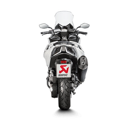 Silencieux Akrapovic Slip-On Line pour Kymco AK550 >18 (CE) - noir