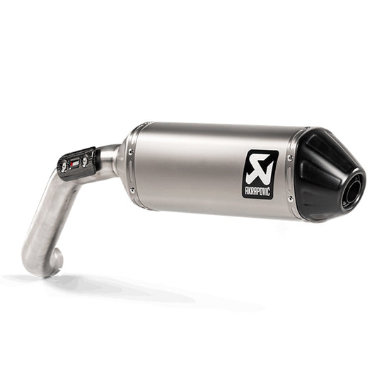 Silencieux Akrapovic Slip-On Line Moto Guzzi V85 TT >21 - titane