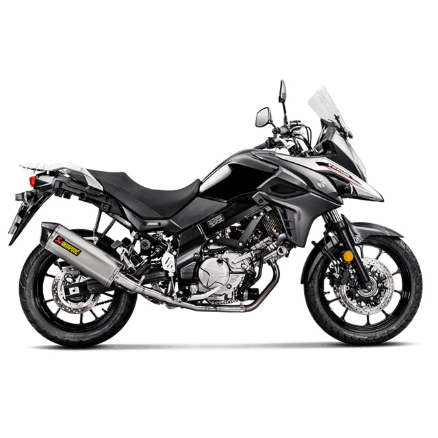 Escape Akrapovic completo Line Racing Suzuki DL 650 V-Strom 17-20 - titânio