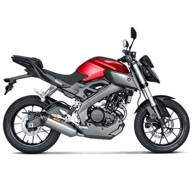 Échappement Akrapovic complet Line Racing Yamaha MT-125cc / YZF-R 125cc 14-18 - titane