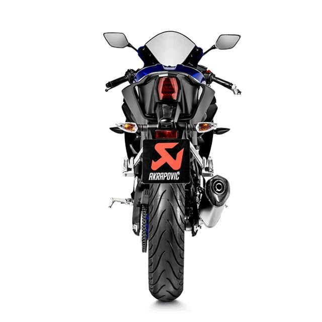 Ligne complète Akrapovic Yamaha YZF-R 125 >19 / MT-125 >20 - titane
