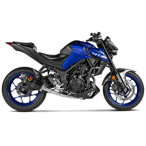 Échappement Akrapovic complet Line Yamaha MT-03 / YZF-R3 15-20 - carbone