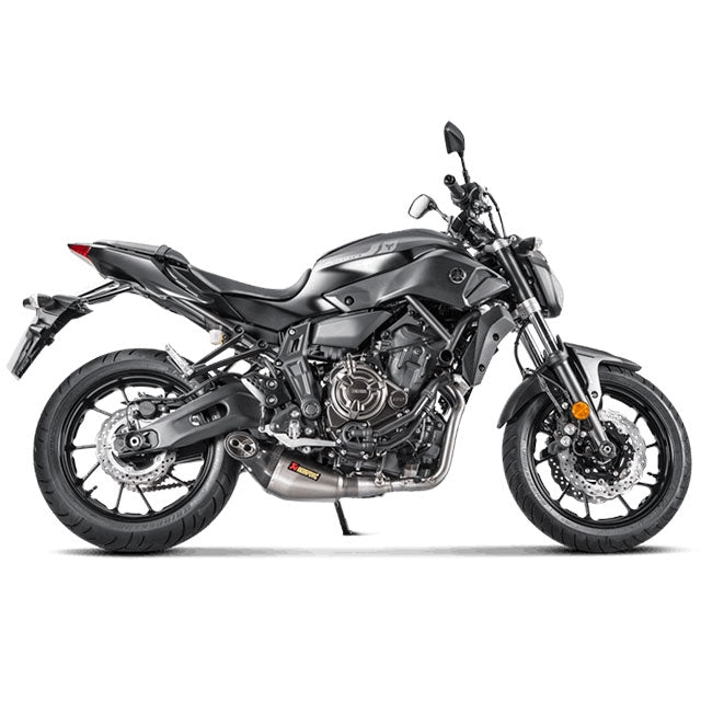 Échappement Akrapovic complet Yamaha MT-07 / XSR 700 Racing Line (CE) - titane