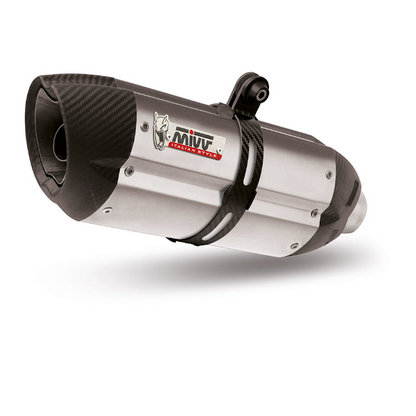 Échappement MIVV Slip-On Suono Suzuki GSX 650F 08-15/GSF 650 Bandit 07-15 (CE) - carbone