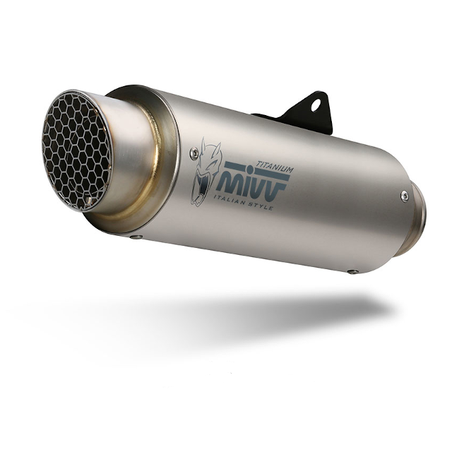 MIVV Slip-On GP Pro Exhaust Suzuki GSX-R 1000 17-20 (CE) - titanium