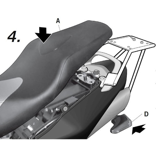 Fijaciones Top Master Suzuki GSR 600 05-11 Shad S0GS66ST