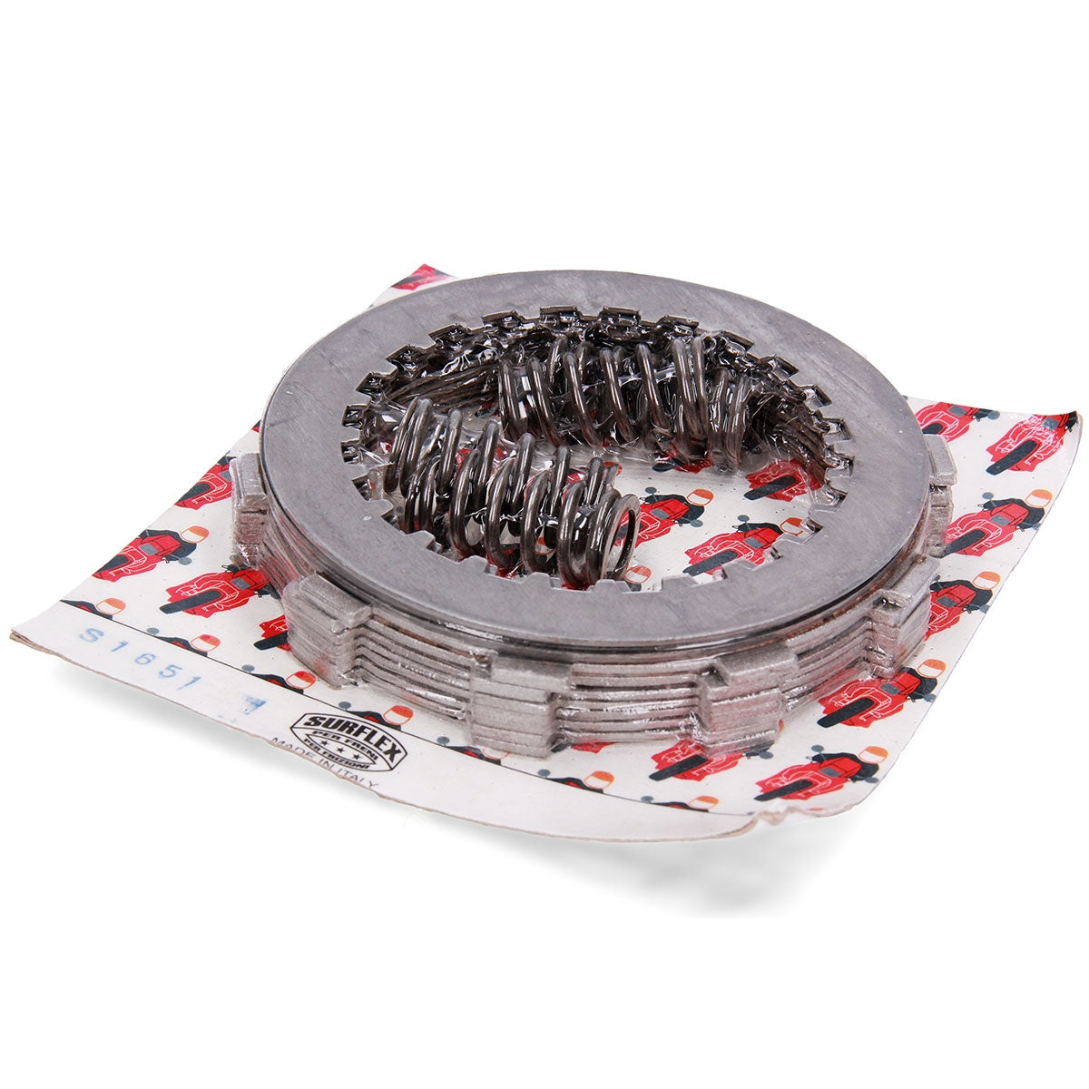 Kit embrague reforzado competición Honda 2T CRM / NSR 125cc SURFLEX (celulosa Kevlar) S1651