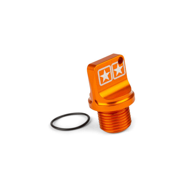 Tapón bujía M14x1.25mm CNC Stage6 - naranja S6-0255