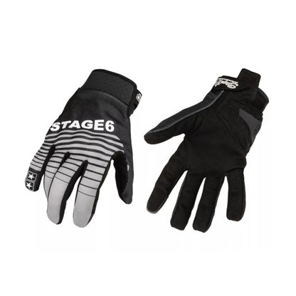 Guantes Street Pure Stage6 - negro/gris
