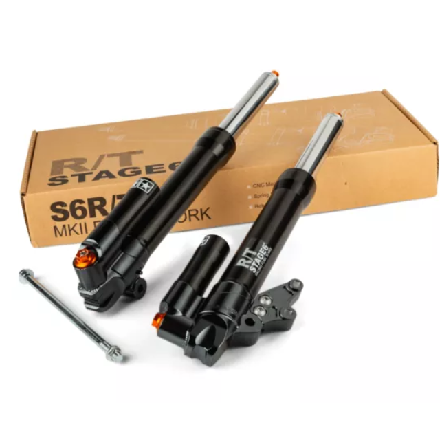 Barras de horquilla regulables Yamaha Aerox 50 Stage6 R/T S6-1450502/BK