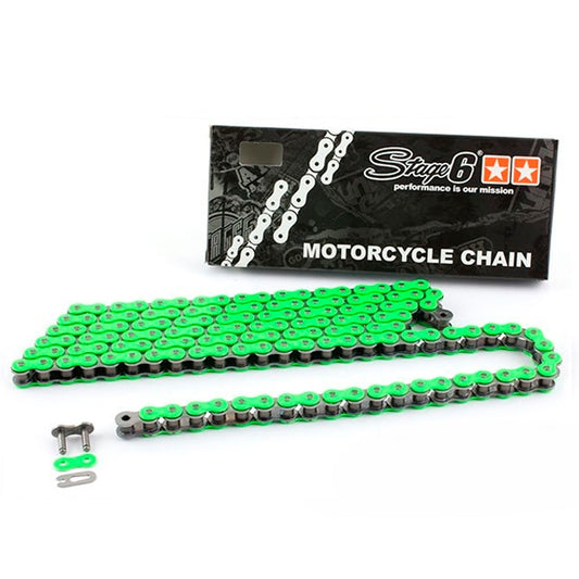 Cadena de transmisión paso 420 / 140 eslabones diferentes colores flúor Stage6