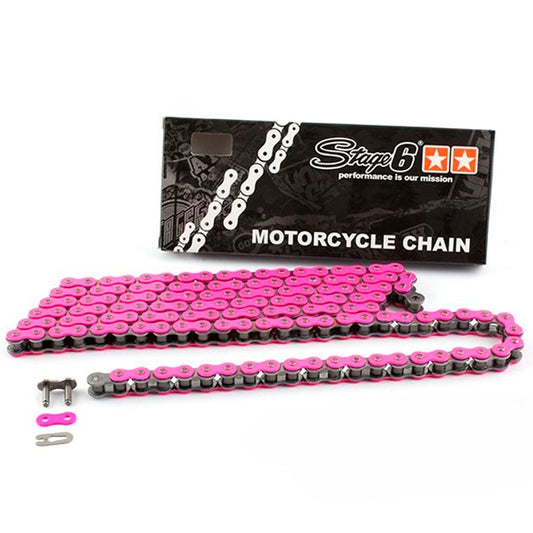 Cadena de transmisión paso 420 / 140 eslabones diferentes colores flúor Stage6