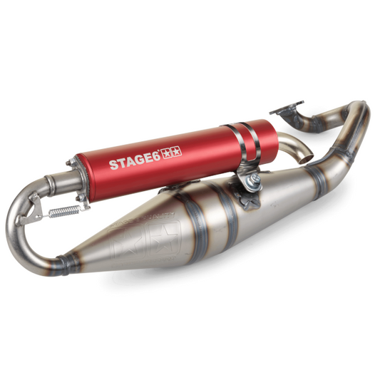 Escape Minarelli Horizontal PRO Réplica MK2 Stage6 - Vermelho