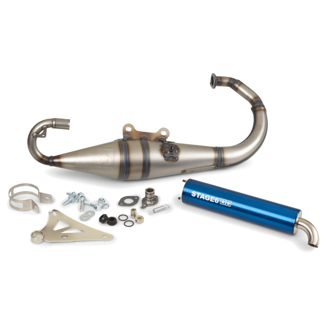 Escape Minarelli Vertical PRO Réplica MK2 Stage6 - Azul