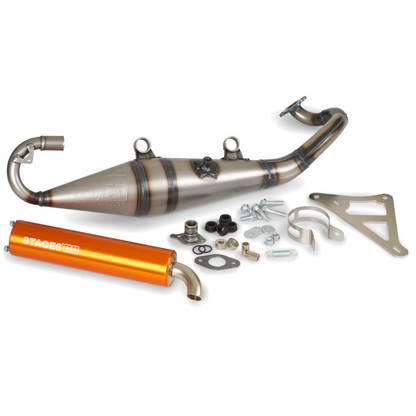 Escape Peugeot horizontal / Morini PRO Replica MK2 Stage6 - Naranja