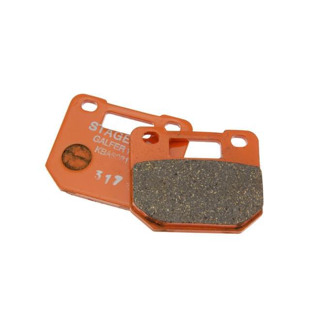 Pastillas de freno para pinza de 4 pistones Stage6 - semi metal S6-ET1402BB