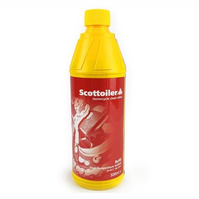 Chain oil extreme 20-40 degrees 250ml Scottoiler - red