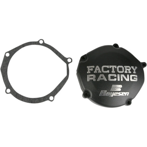 Tapa de encendido Boyesen Factory Racing Yamaha YZ 125 94-04 aluminio-negro SC33B