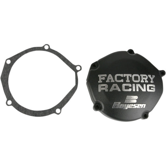 Tapa de encendido Boyesen Factory Racing Yamaha YZ 125 94-04 aluminio-negro SC33B
