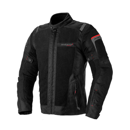 Summer Jacket Man Seventy 70 SD-JT56 Touring - black