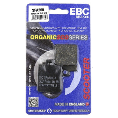 Pastillas de freno traseras Gilera DNA 50 00-02 EBC - organicas