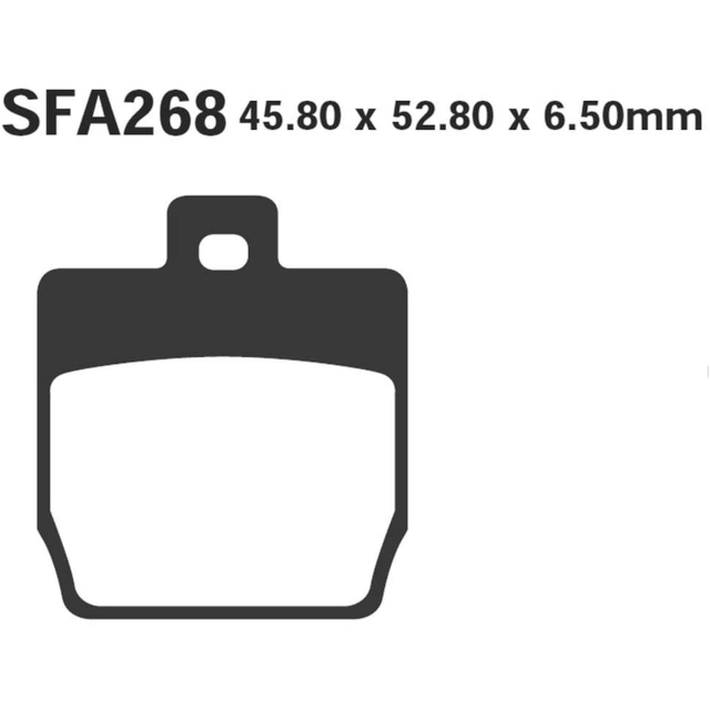 Pastillas traseras Yamaha Aerox 13-17 EBC - organicas SFA268