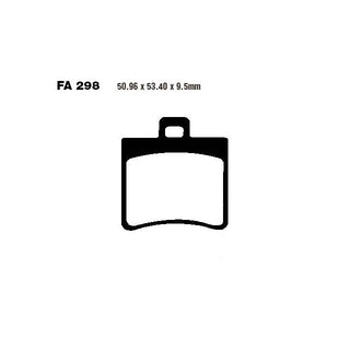 Plaquettes de frein Aprilia Atlantic / Scarabeo / SR >2004 EBC - organiques