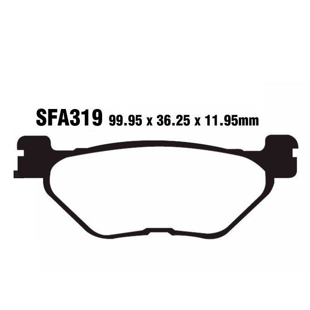 Pastillas de freno traseras Yamaha T-Max 500/530/560 01-18 EBC - organicas