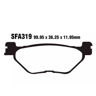 Pastillas de freno traseras Yamaha T-Max 500/530/560 01-18 EBC - organicas