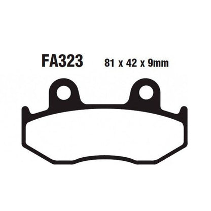 Pastillas de freno delanteras Honda SH 125 01-08 EBC - organicas SFA323