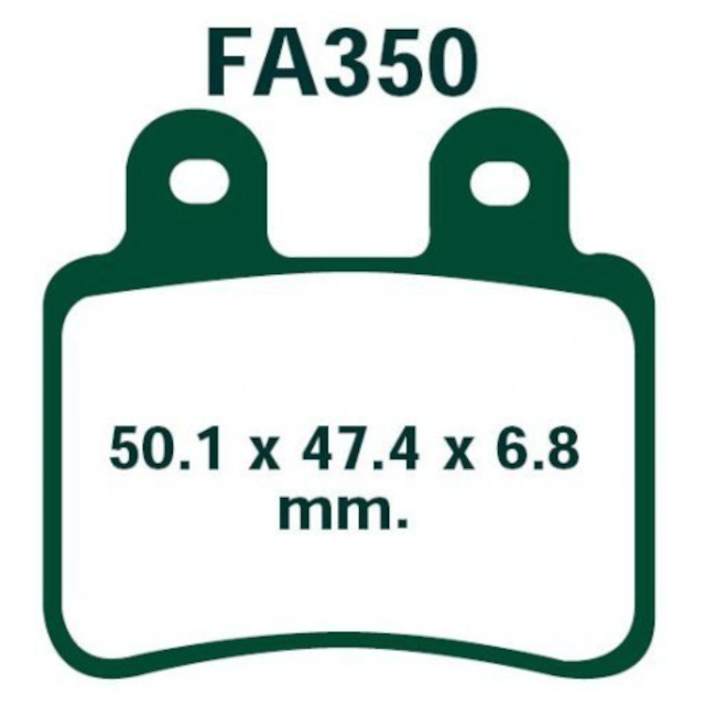 Derbi Senda DRD PRO 50 EBC brake pads - organic