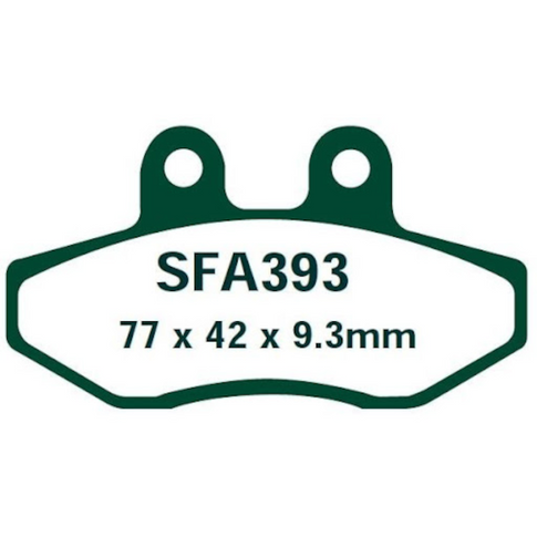 Pastillas de freno delanteras Yamaha XC Cygnus X / MBK Flame X 125 EBC - orgánicas SFA393