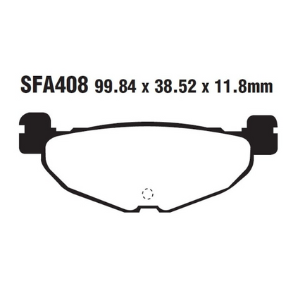 Pastillas de freno traseras Yamaha T-Max 500 04-10 / Majesty 400 EBC HH - sinterizadas SFA408HH