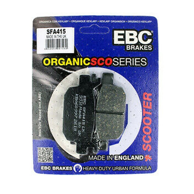Pastillas de freno traseras Honda SH 125/300 >2013 EBC - organicas